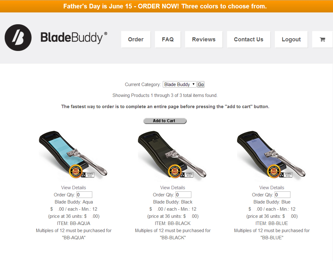 Blade Buddy Home Page