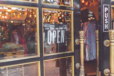 Storefront Open Sign